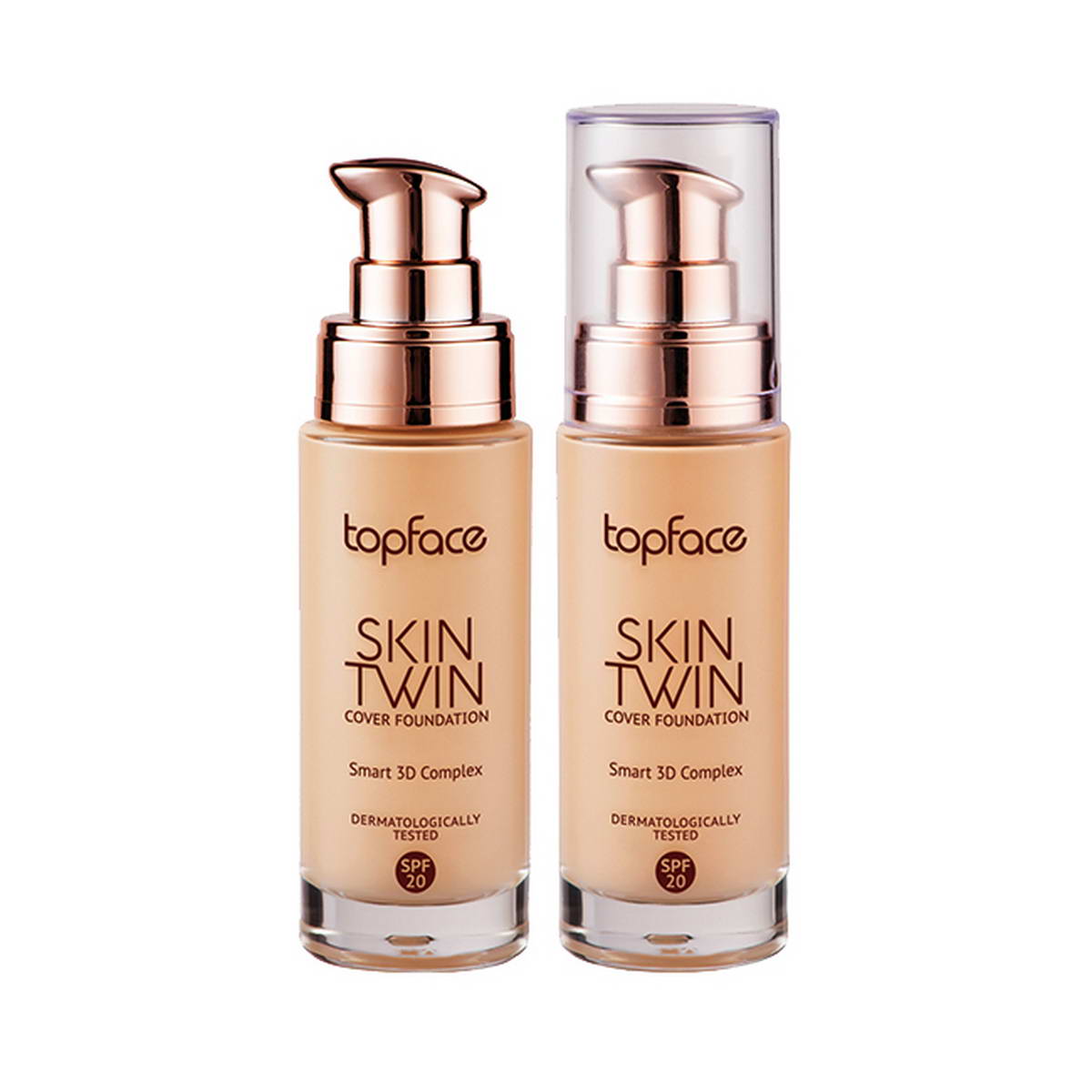Тональна основа для обличчя TopFace Skin Twin PT464 (03) 32 мл