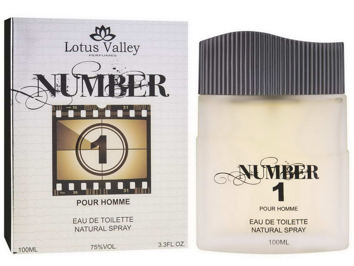 Туалетна вода для чоловіків Lotus Valley Number 1 100мл (MM32003)