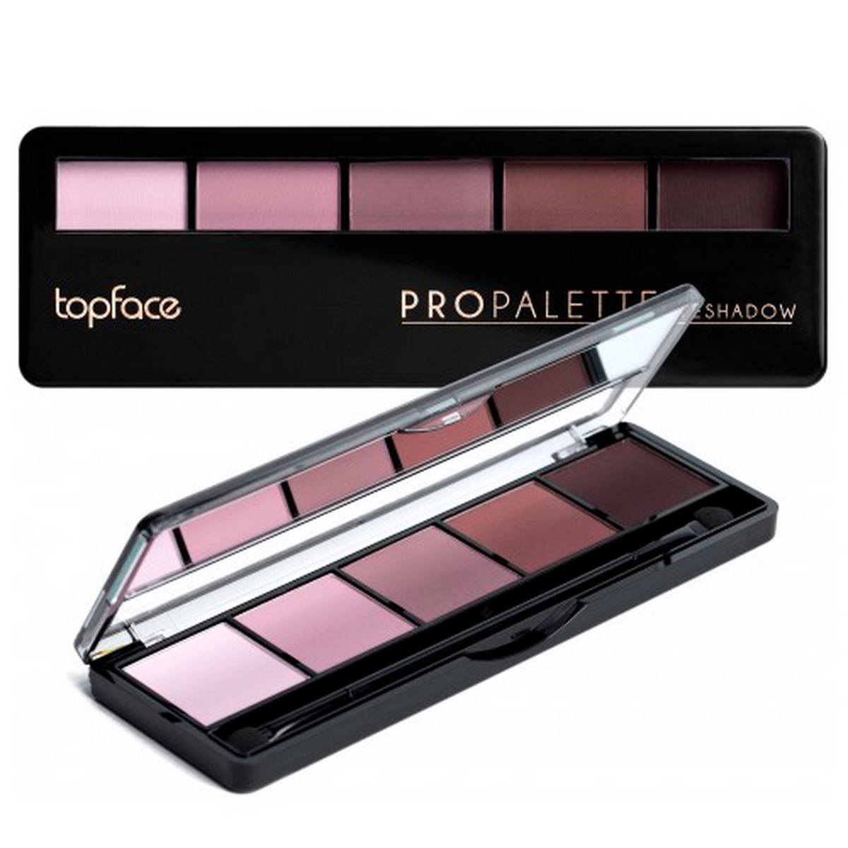 Тіні для повік TopFace Pro Palette PT501 (017) 5-колірні 9 г
