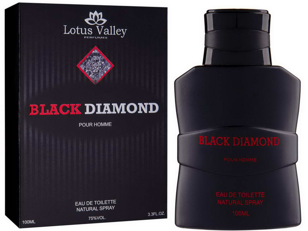 Туалетна вода для чоловіків Lotus Valley Black Diamond 100мл (MM32016)
