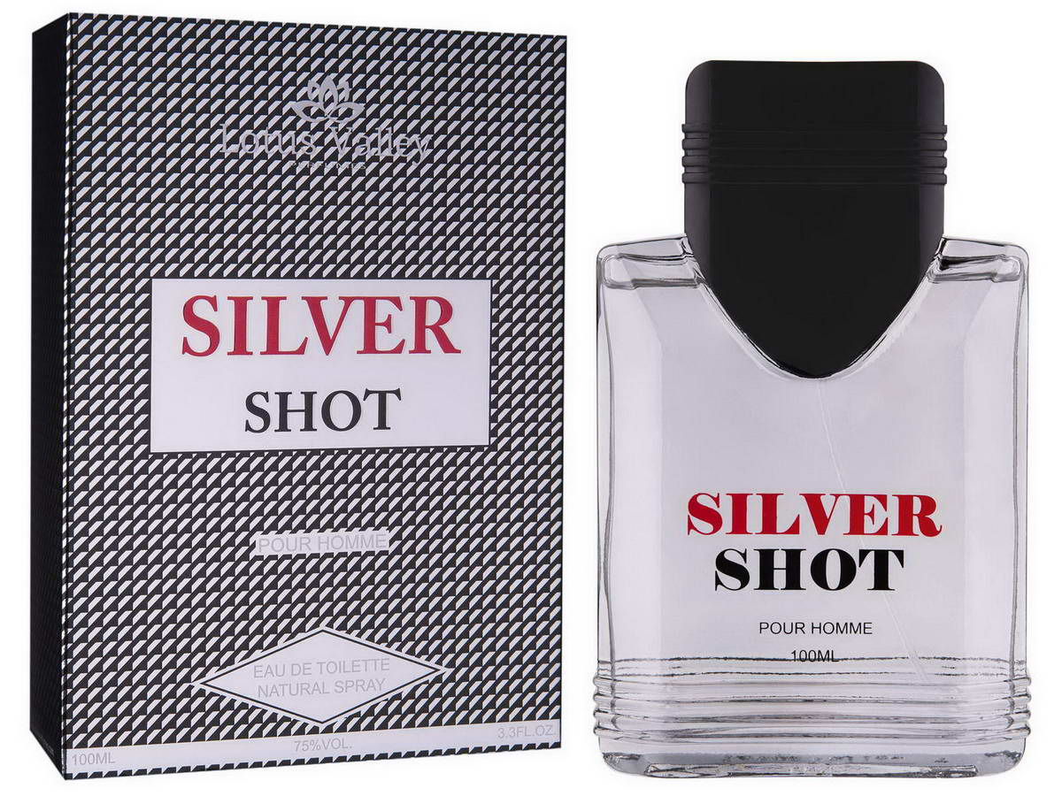 Туалетна вода для чоловіків Lotus Valley Silver Shot 100мл (MM32160)