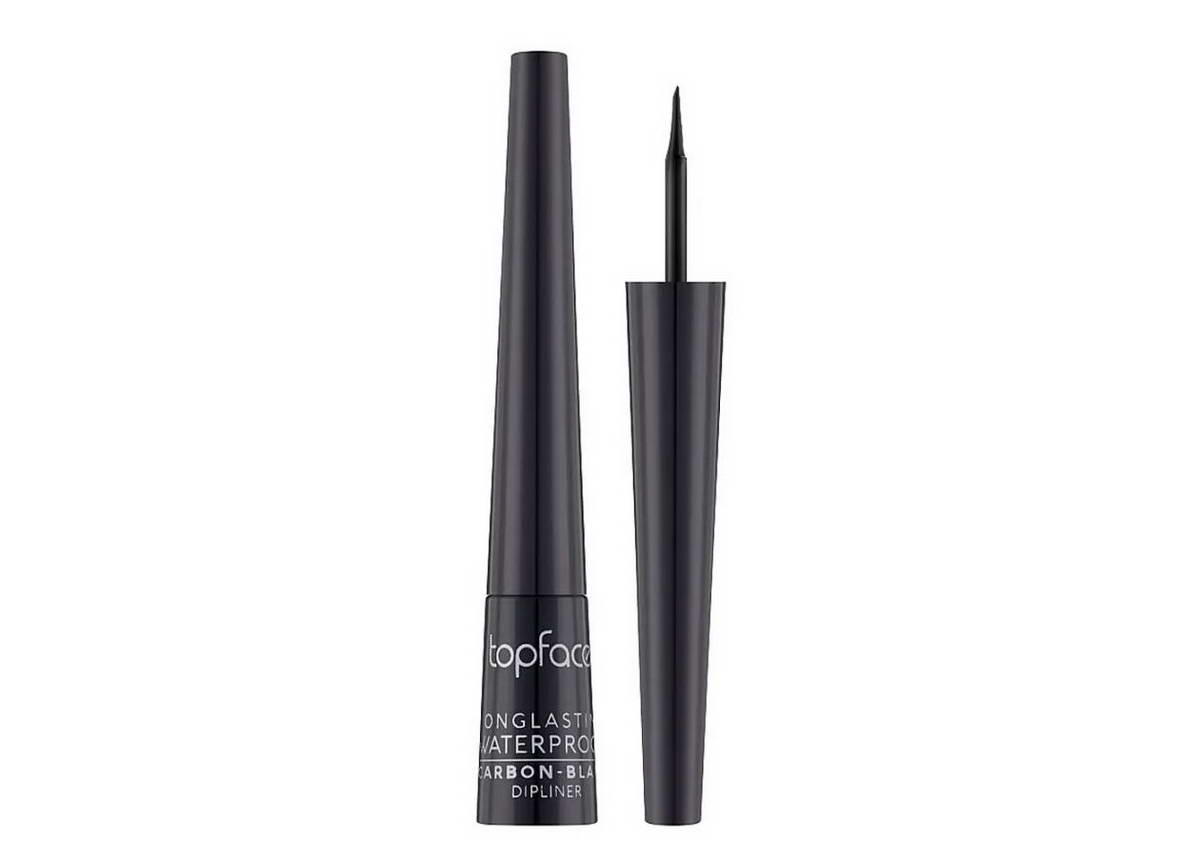 Підводка для очей водостійка TopFace Carbon Black PT406 2,5 мл