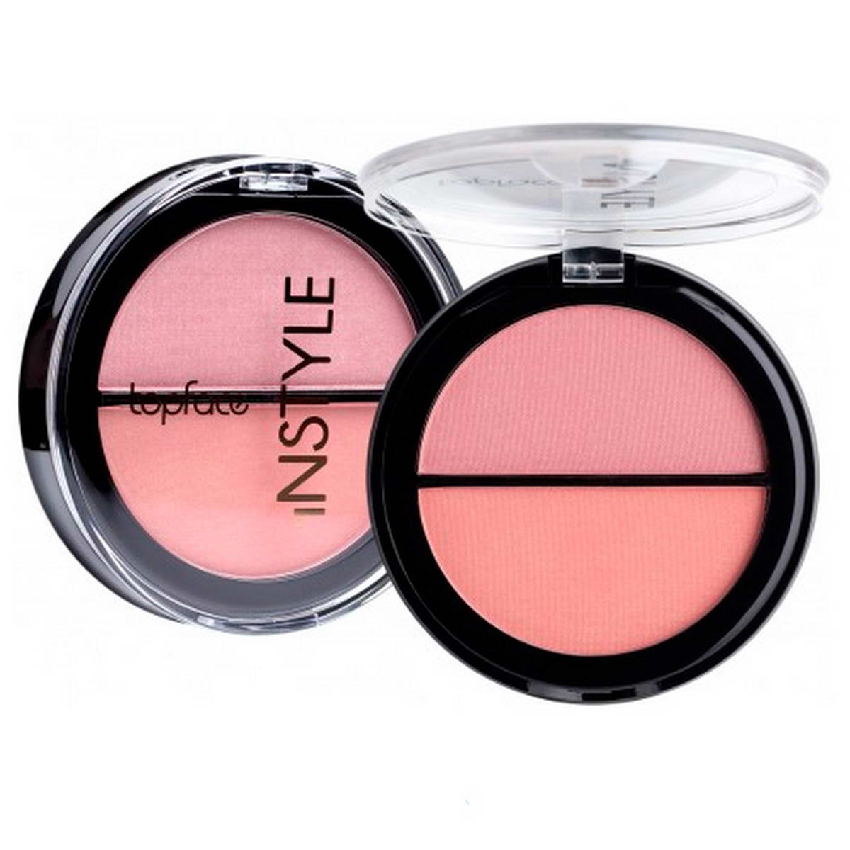Рум'яна для обличчя TopFace Instyle Twin Blush On 2-колірні PT353 (002) 10 г