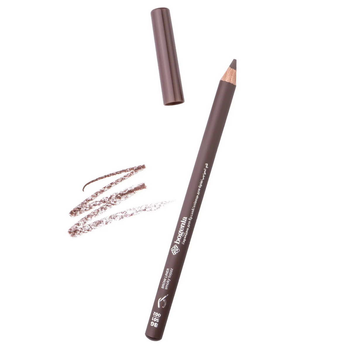 Олівець для брів Bogenia BG501 (002 Smoky Topaz)
