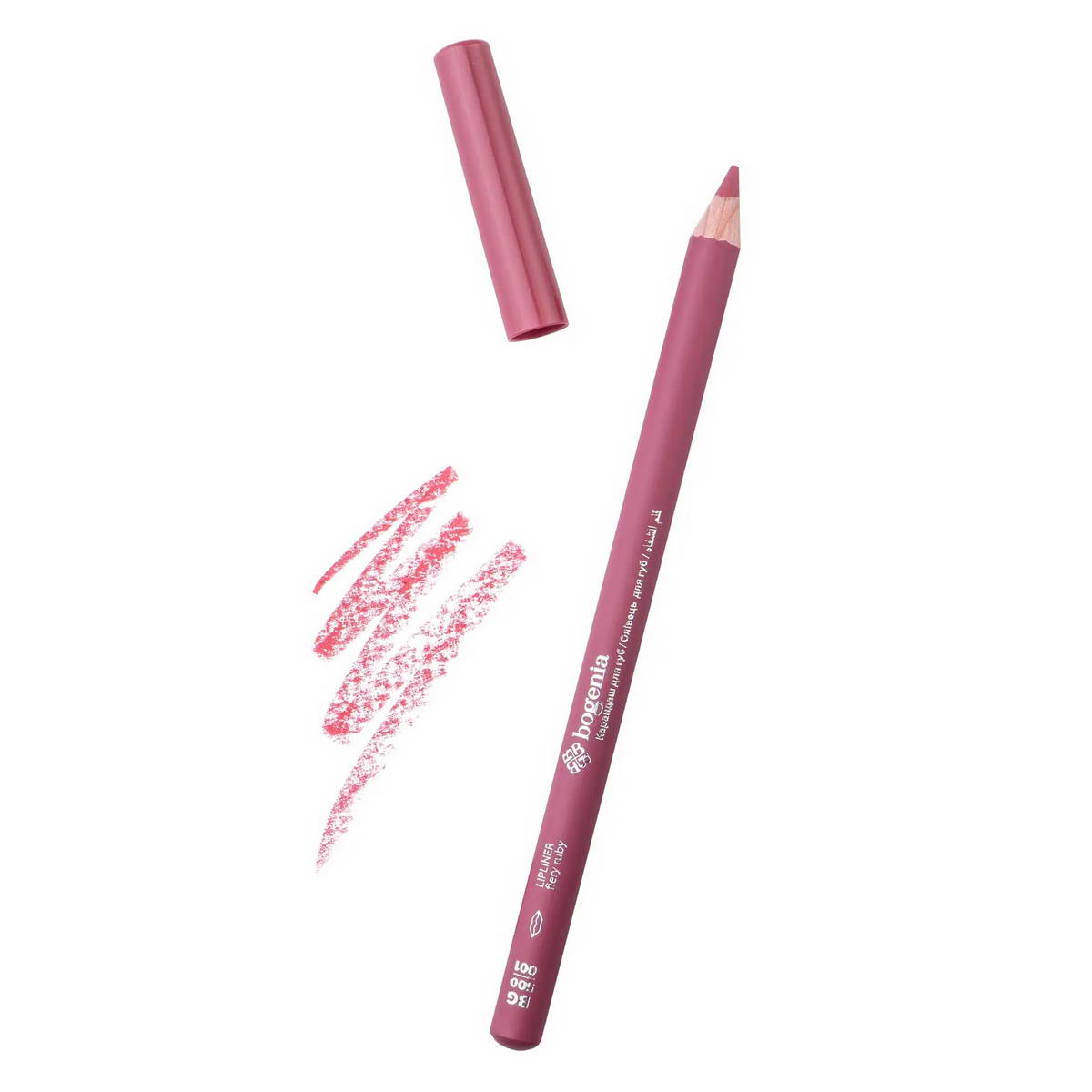 Олівець для губ Bogenia BG500 (001 Fiery Ruby)