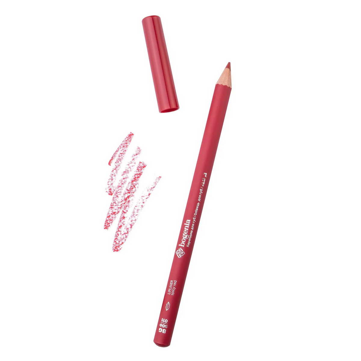 Олівець для губ Bogenia BG500 (011 Spicy Red)