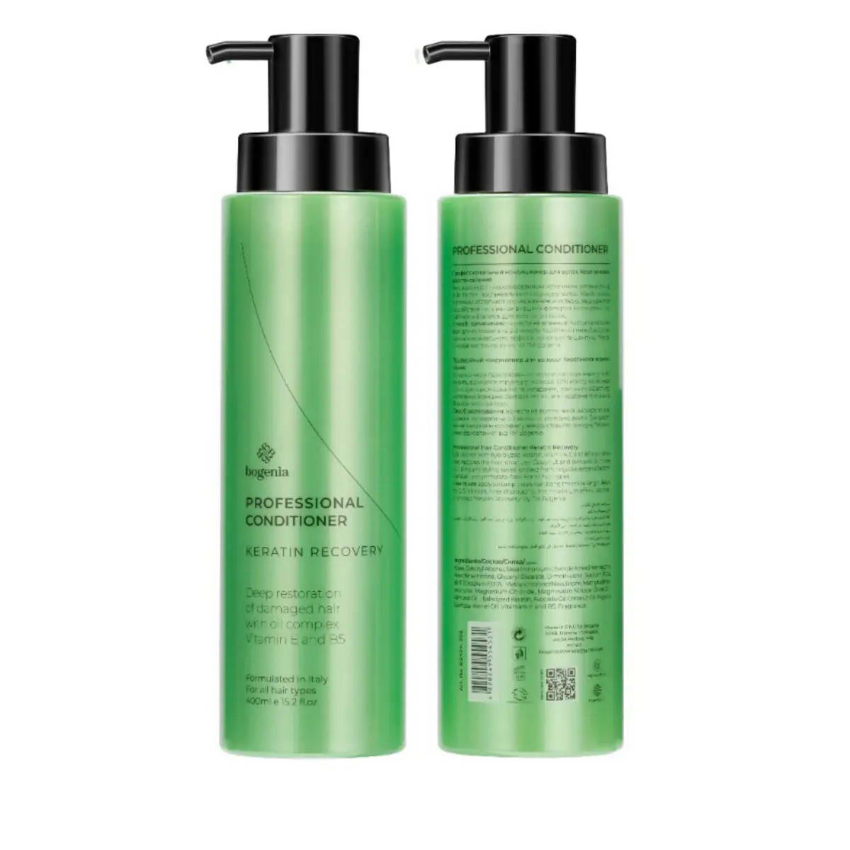 Кондиціонер для волосся Bogenia Keratin Recovery BG404 (002) 400 мл
