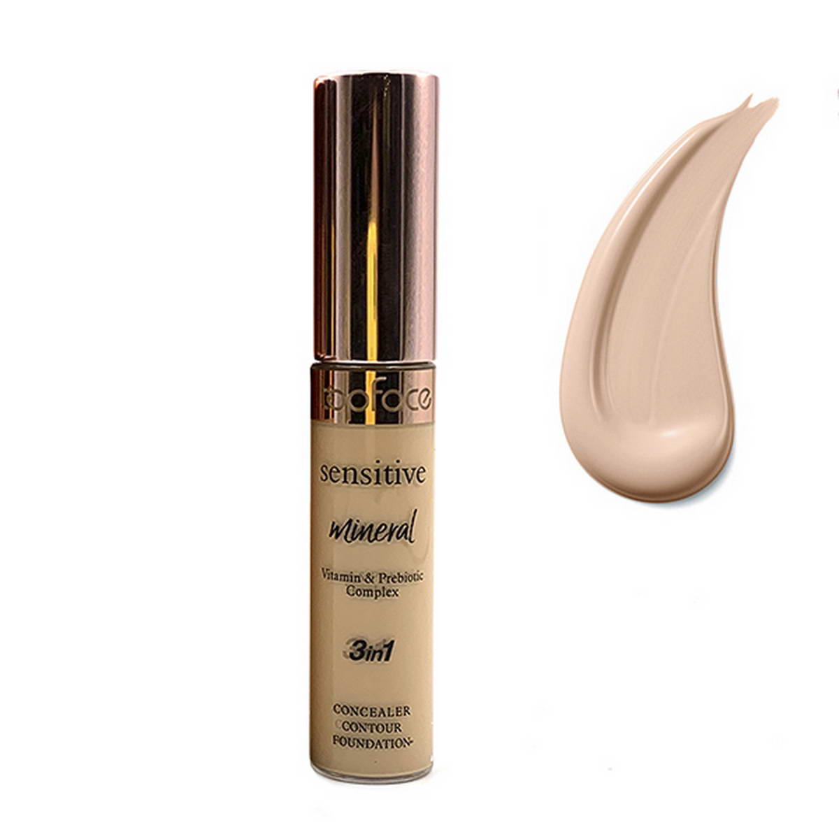 Консилер для обличчя TopFace Sensitive - Mineral 3 in 1 Concealer PT471 (003) 12 мл