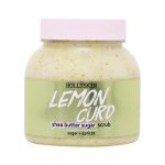 Цукровий скраб з олією ши і перлітом Hollyskin Lemon Curd 350 г