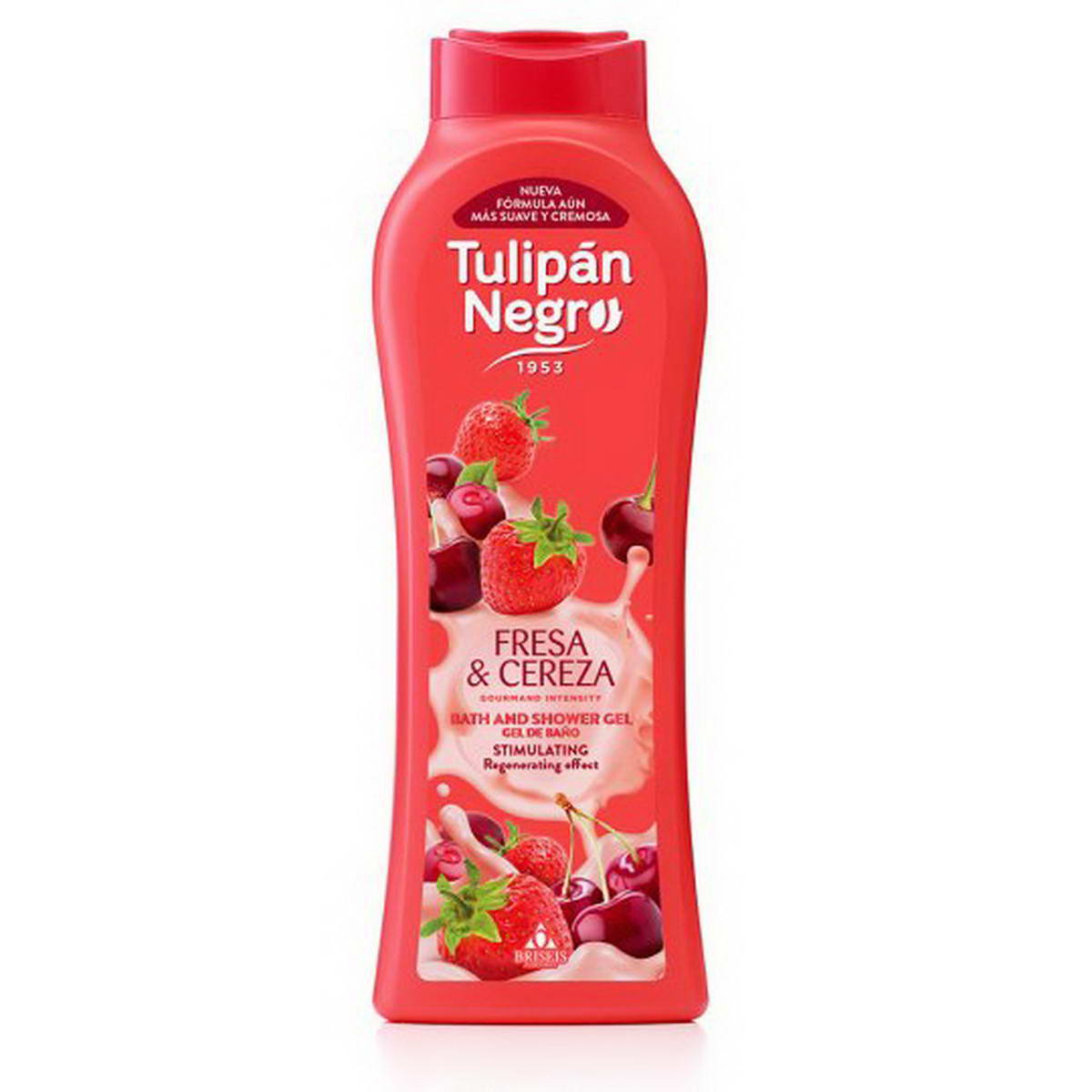 Гель для душу Полуниця та вишня Tulipan Negro 650мл