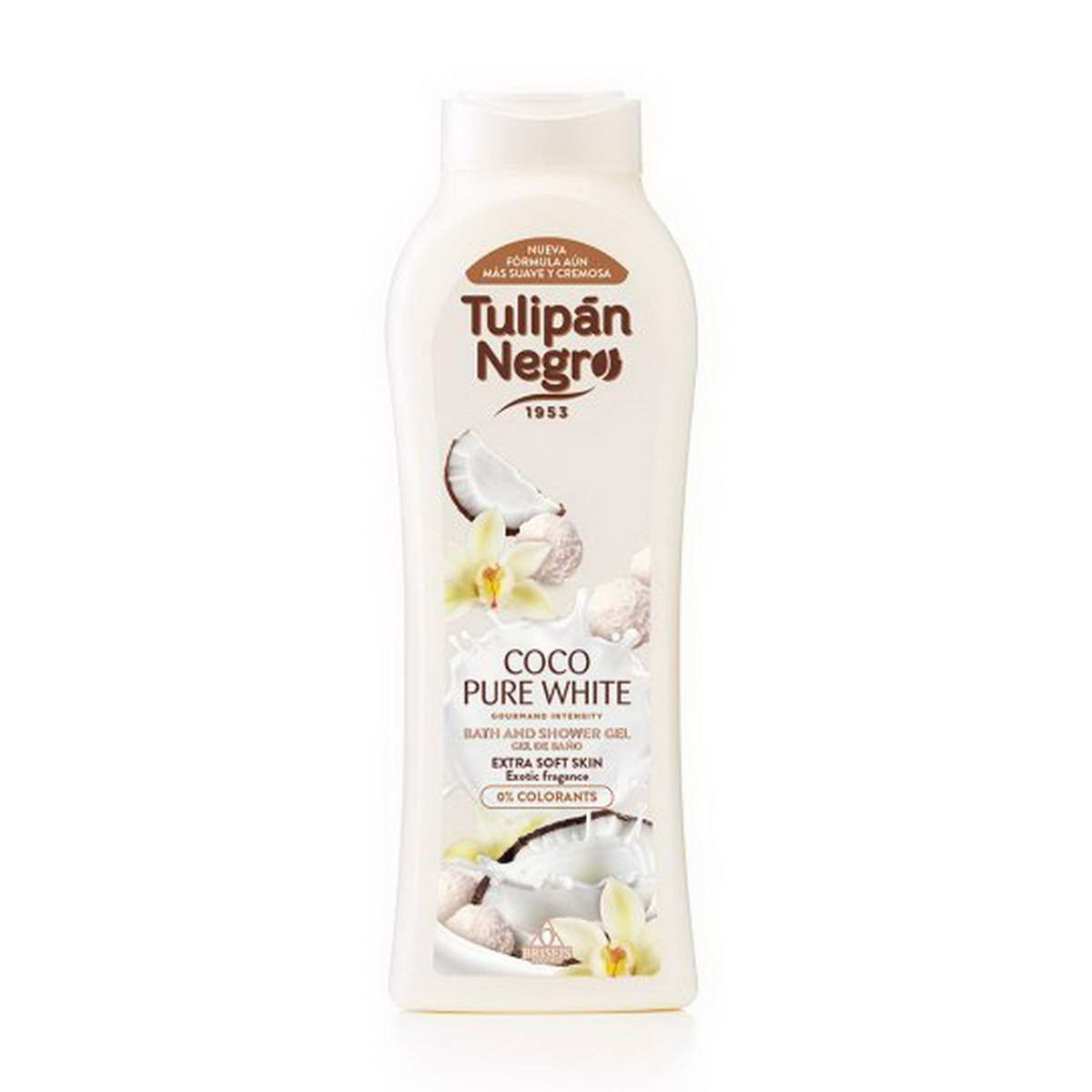 Гель для душу Ніжний кокос Tulipan Negro 650 мл
