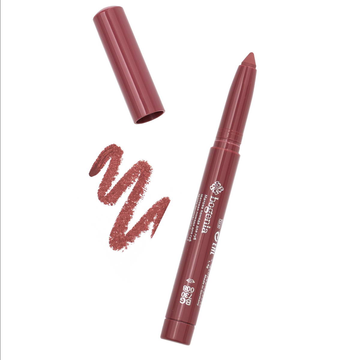 Помада-олівець для губ Bogenia Velvet Waterproof Matte BG730 (№008 Marvelous)