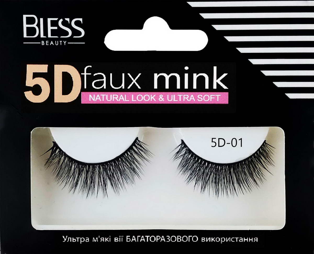 Вії накладні багаторазового використання Bless Beauty 5D 01