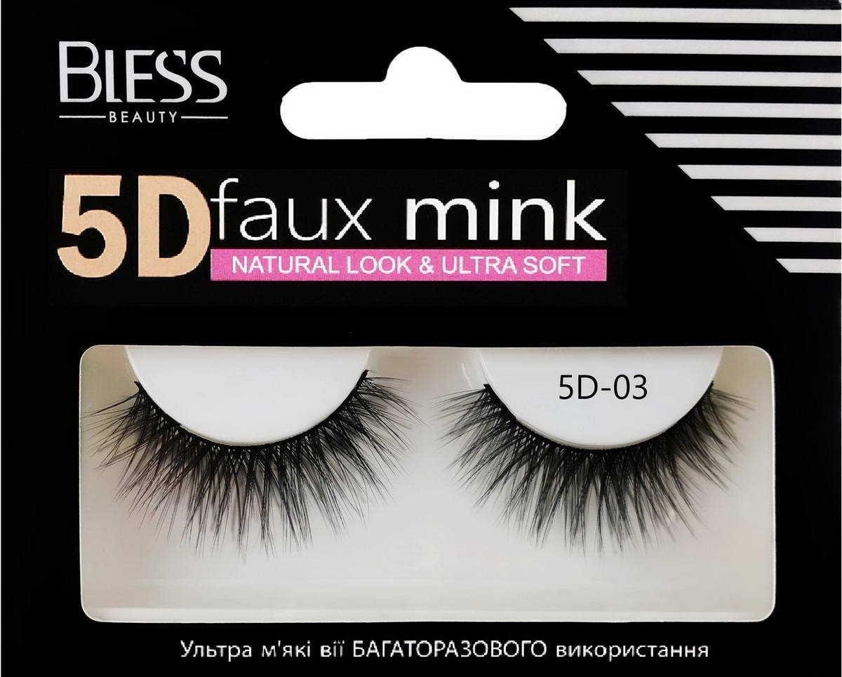 Вії накладні багаторазового використання Bless Beauty 5D 03