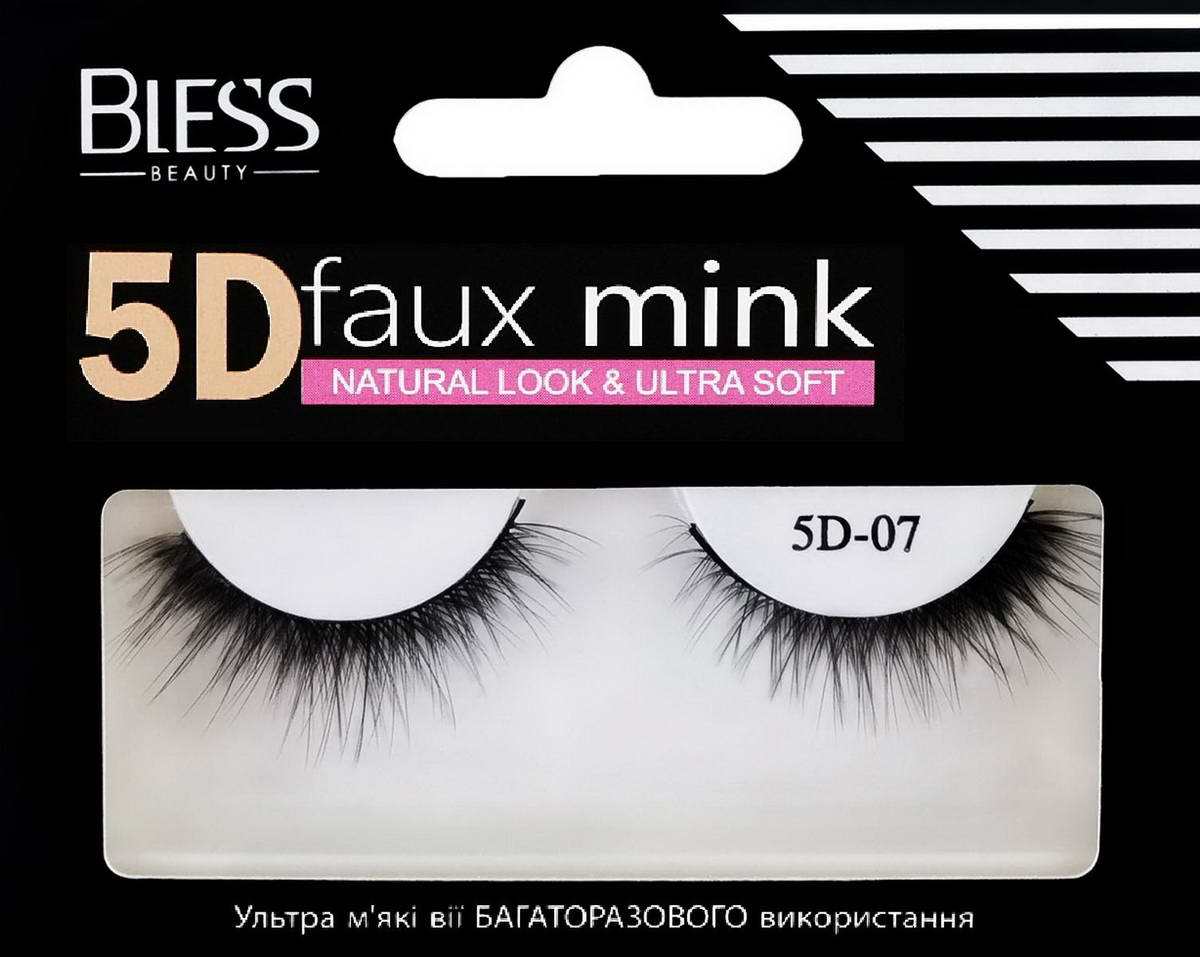 Вії накладні багаторазового використання Bless Beauty 5D 07