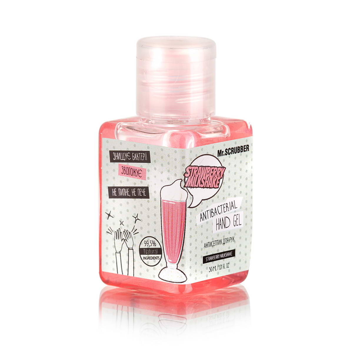 Антисептик для рук Mr.SCRUBBER Strawberry Milkshake 30 мл
