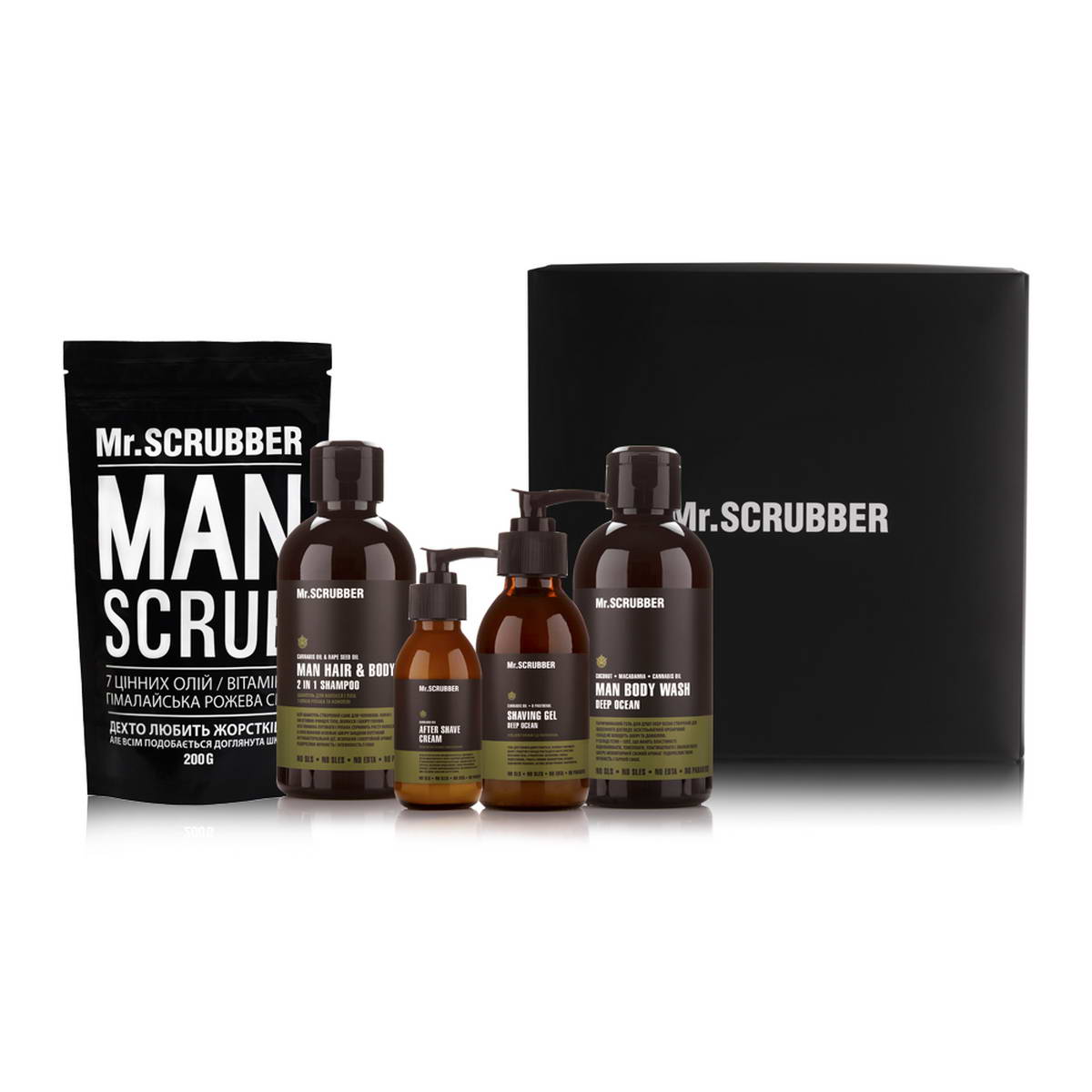 Набір Mr.SCRUBBER Beauty Box MAN