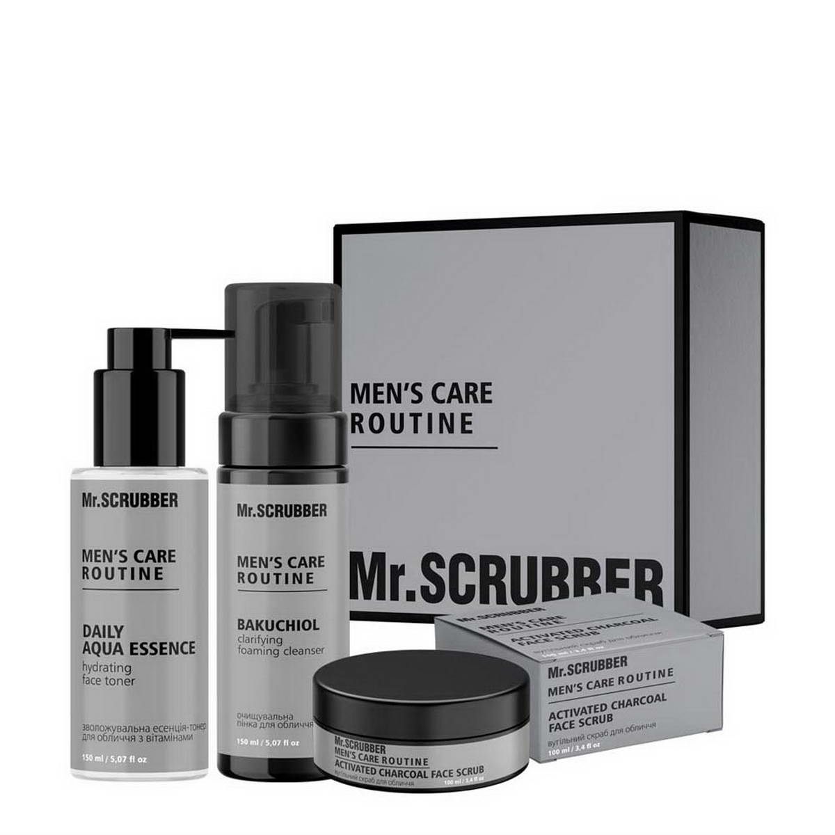 Набір Подарунковий Mr.SCRUBBER Deep cleaning and care чоловічий
