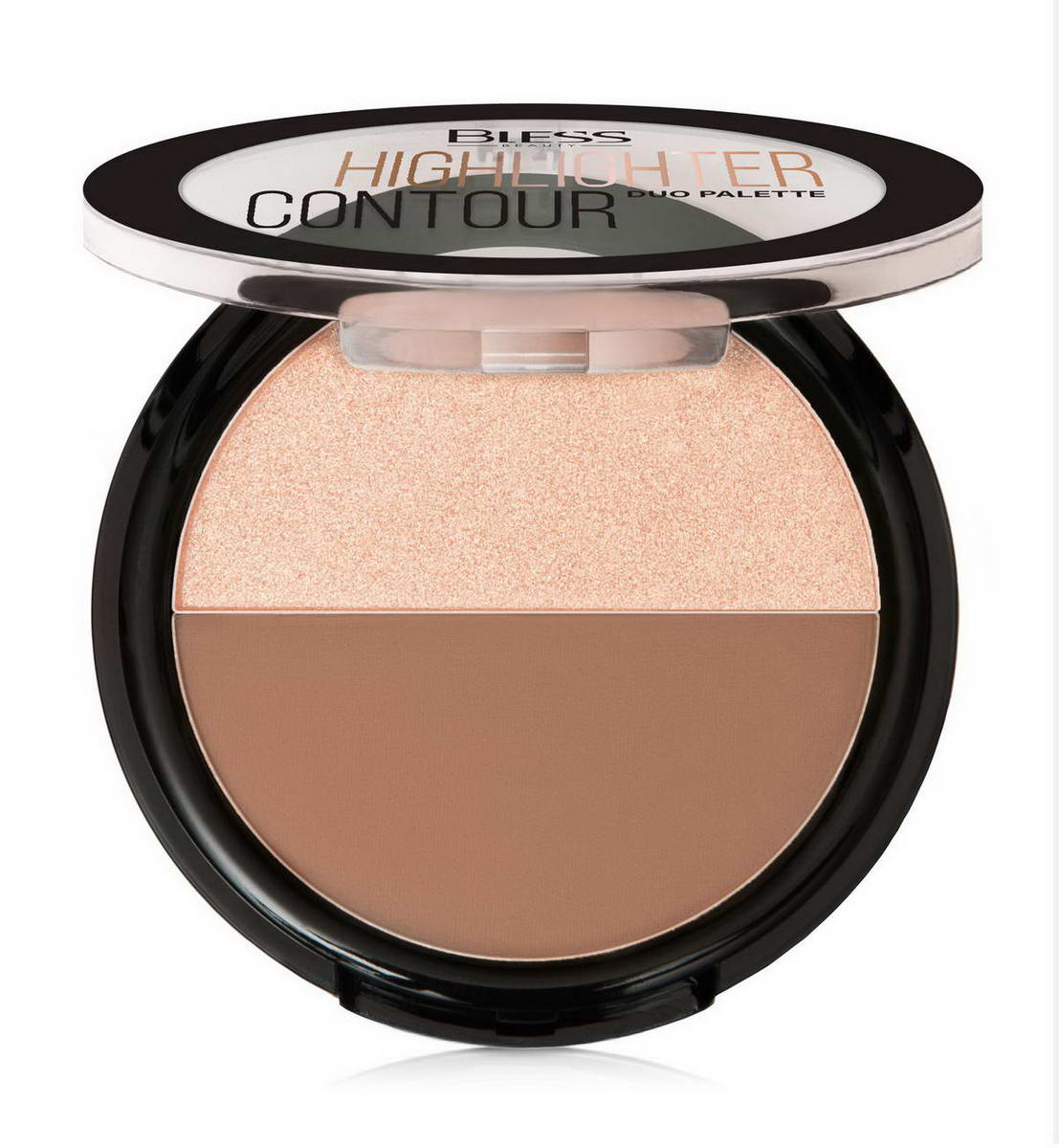 Палетка для контурінгу Bless Beauty Duo palette highlighter contour № 01