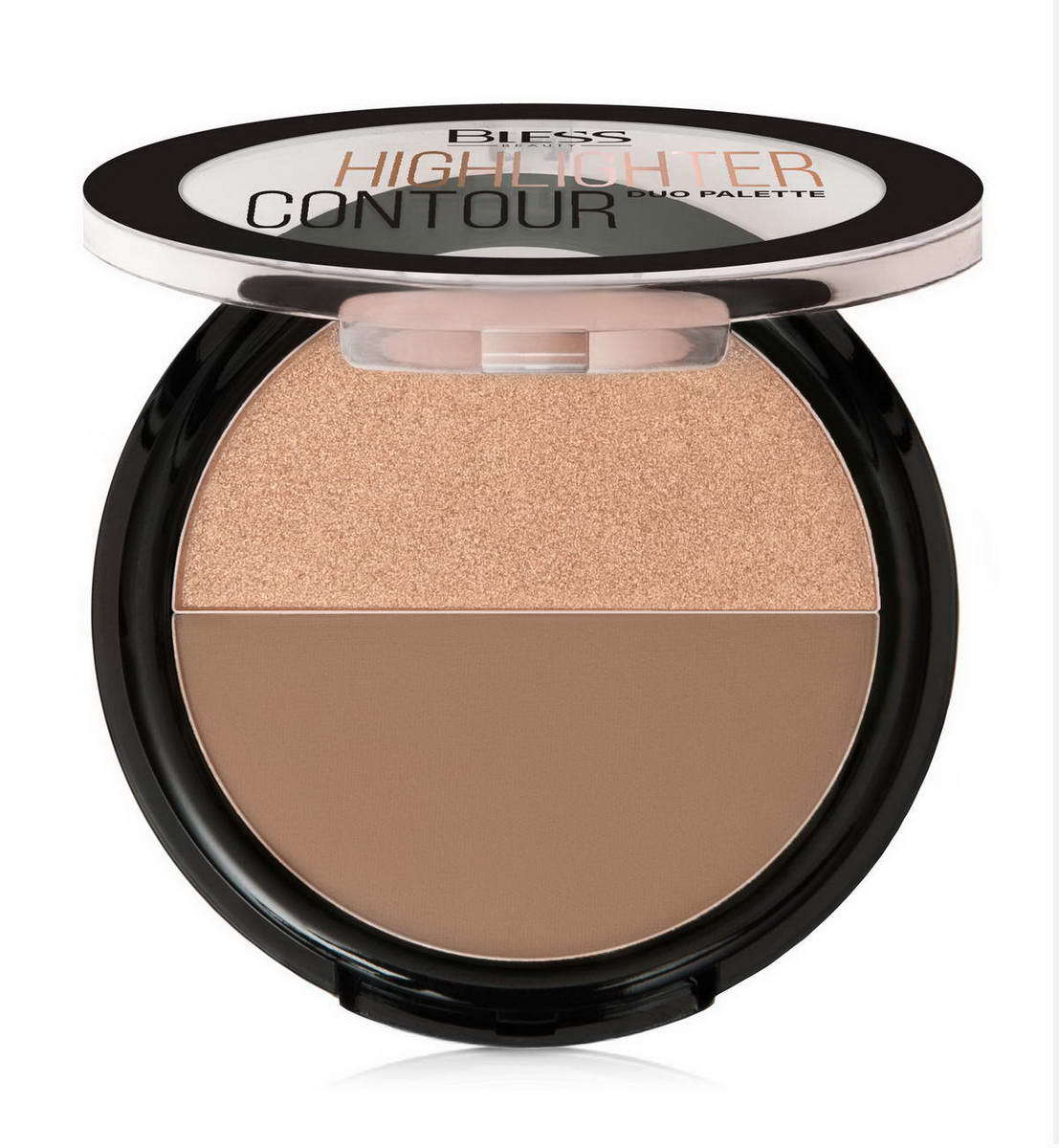 Палетка для контурінгу Bless Beauty Duo palette highlighter contour № 02
