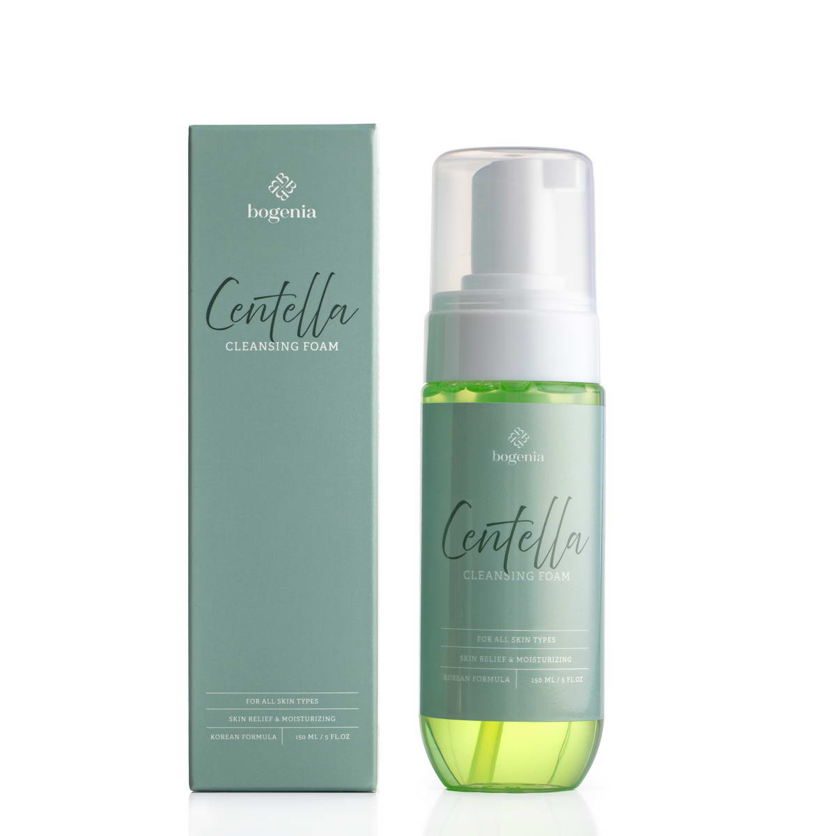 Пінка для вмивання з центелою Bogenia Centella Cleansing Foam BG421 (001) 150 мл