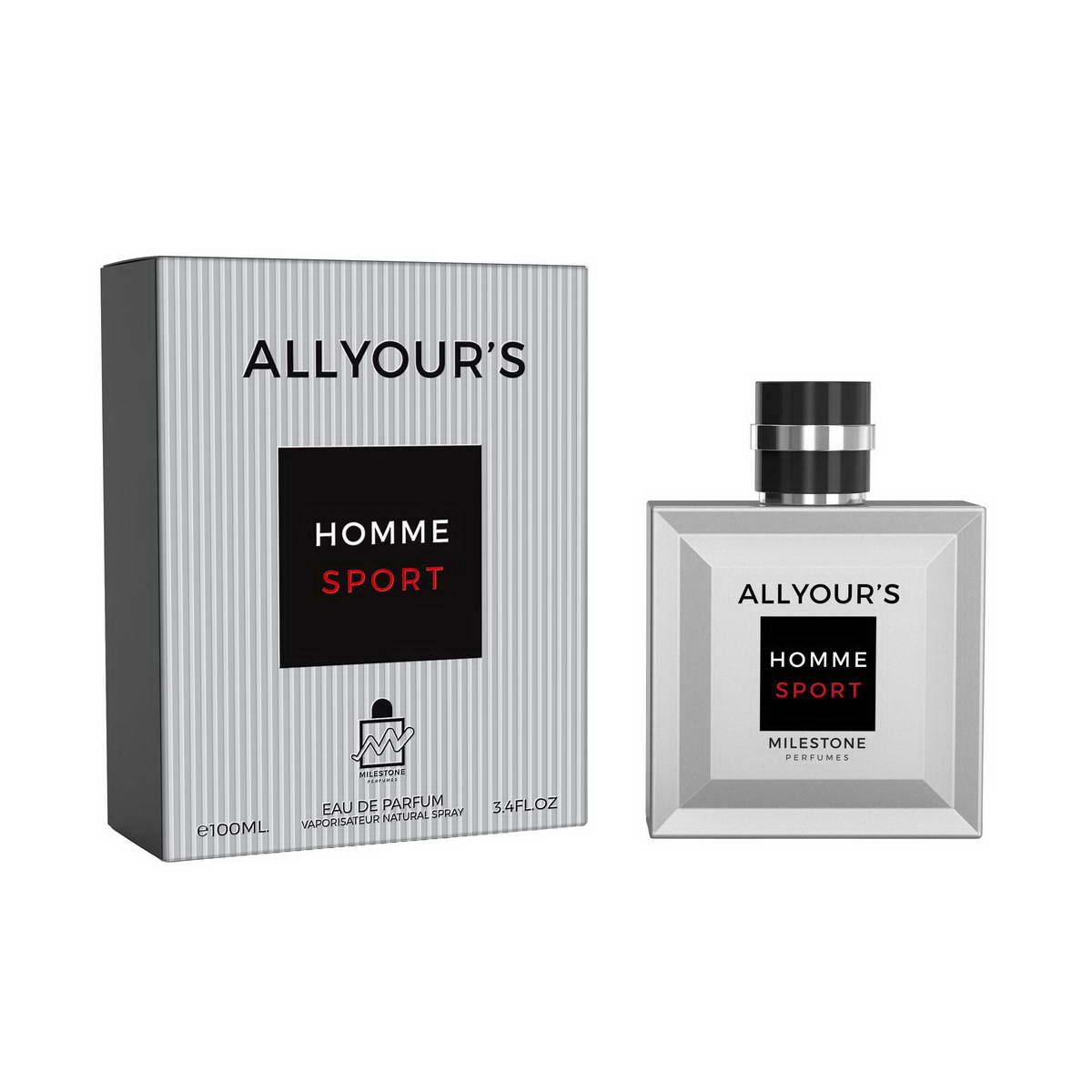 Парфумована вода чоловіча Milestone All Your`s Homme Sport 100 мл (MM35964)