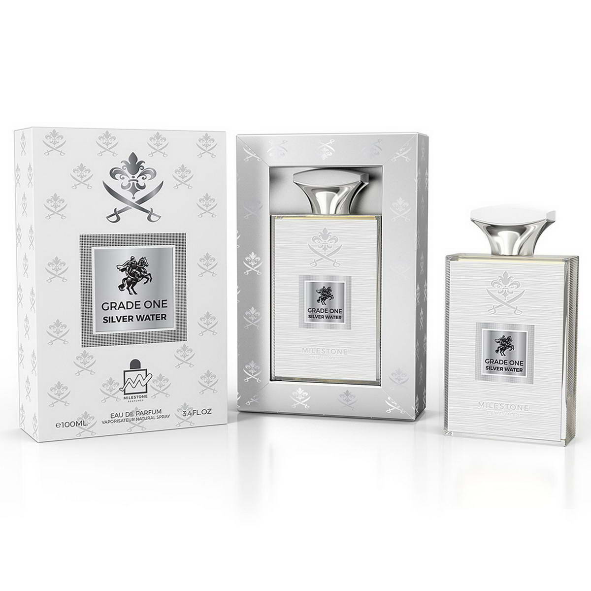 Парфумована вода чоловіча Milestone Grade One Silver Water 100 мл (MM35966)