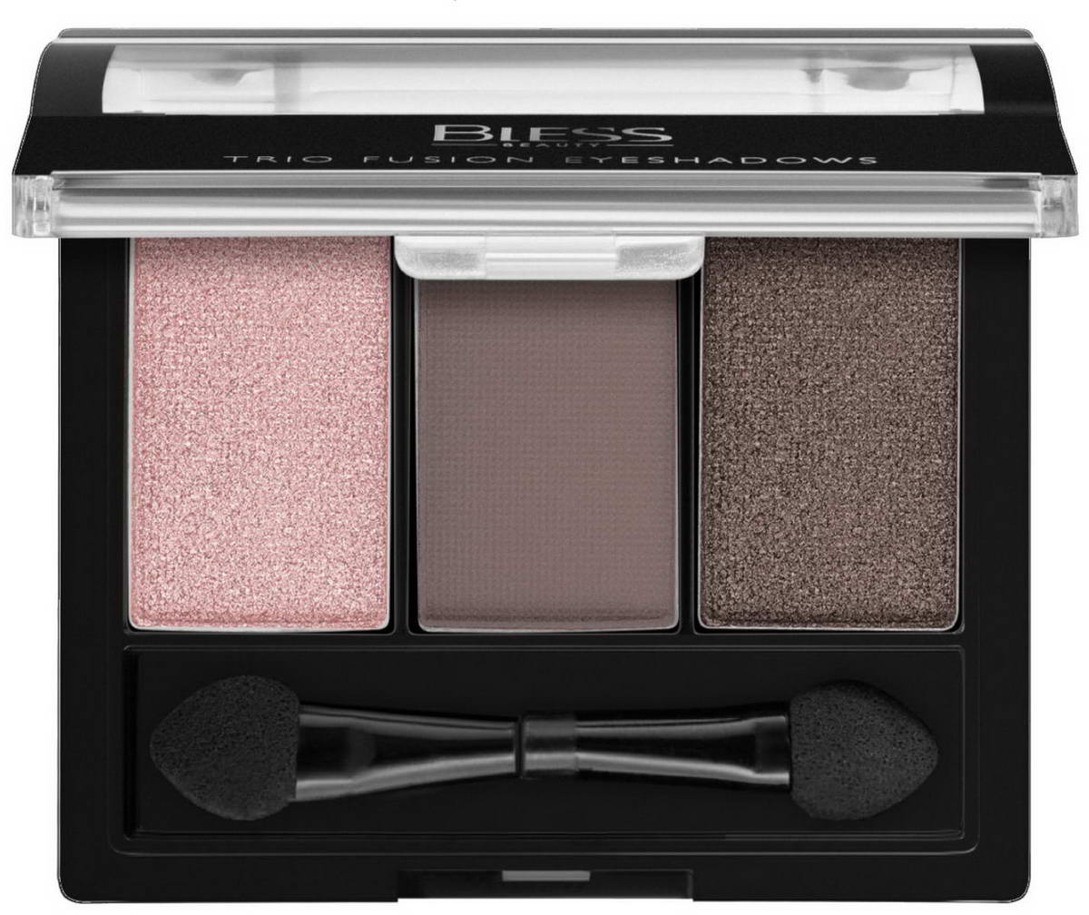 Тіні потрійні Bless Beauty Trio Fusion № 01
