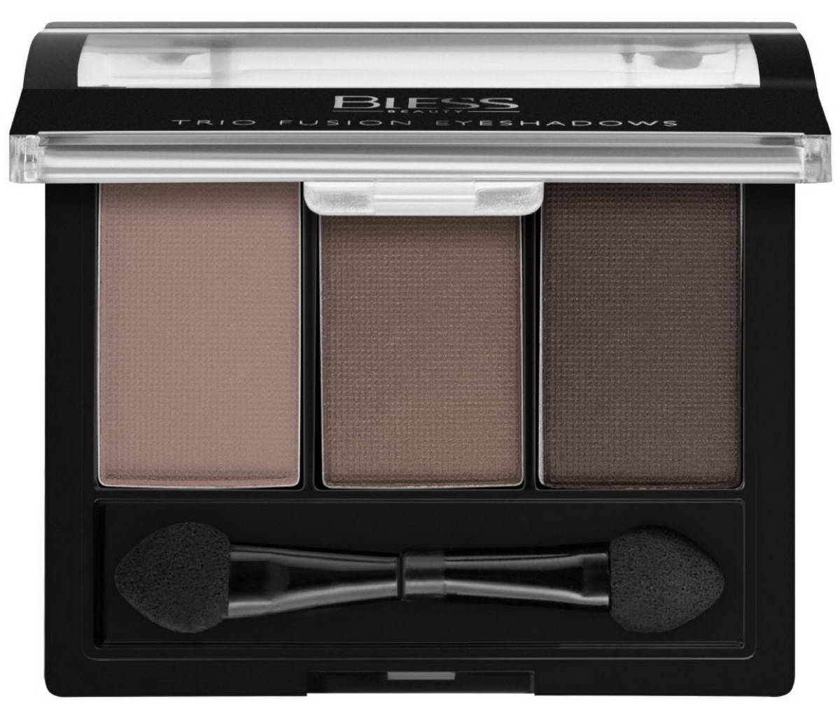 Тіні потрійні Bless Beauty Trio Fusion № 02