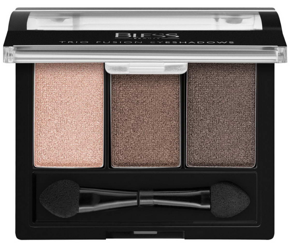 Тіні потрійні Bless Beauty Trio Fusion № 03