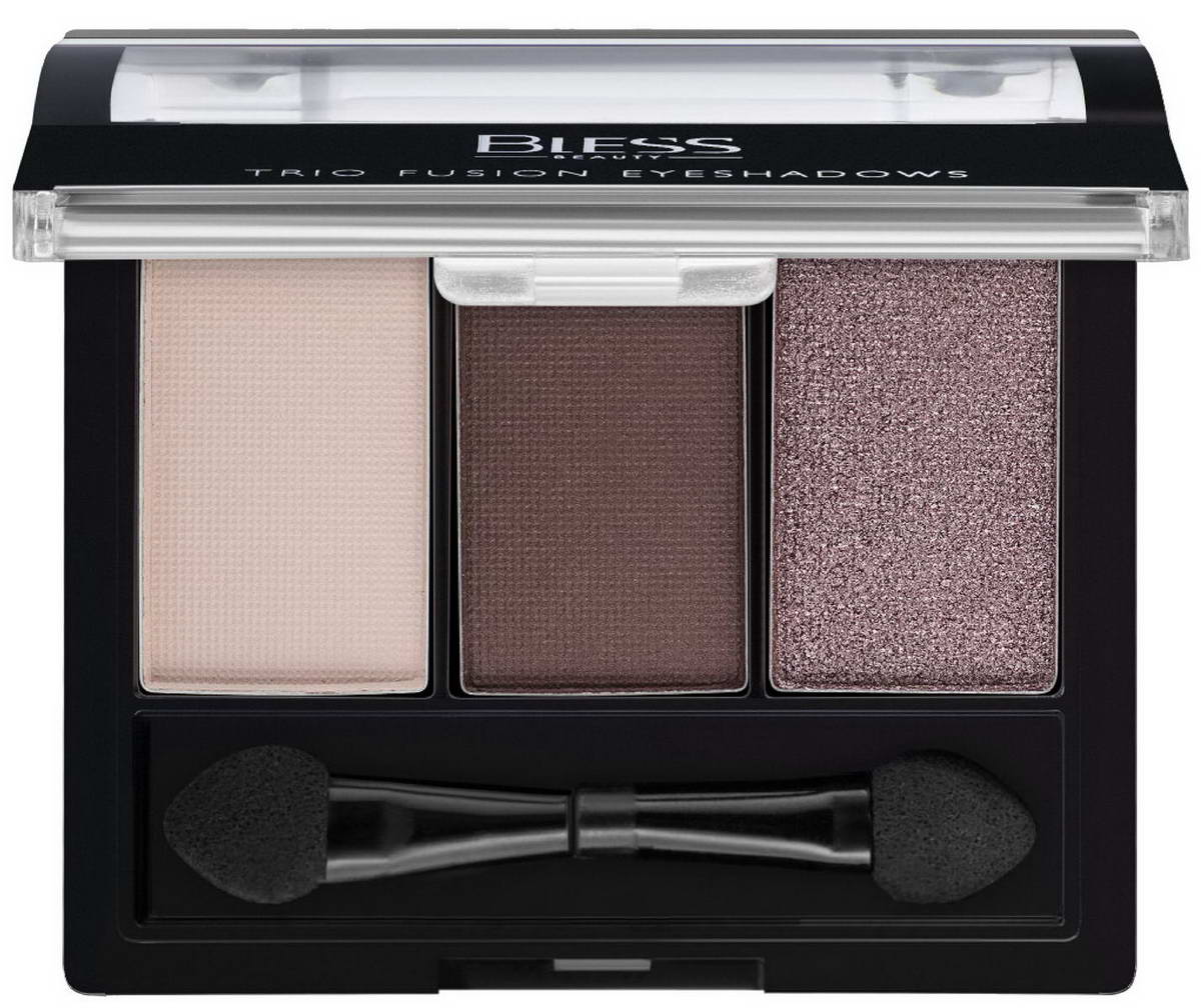 Тіні потрійні Bless Beauty Trio Fusion № 08