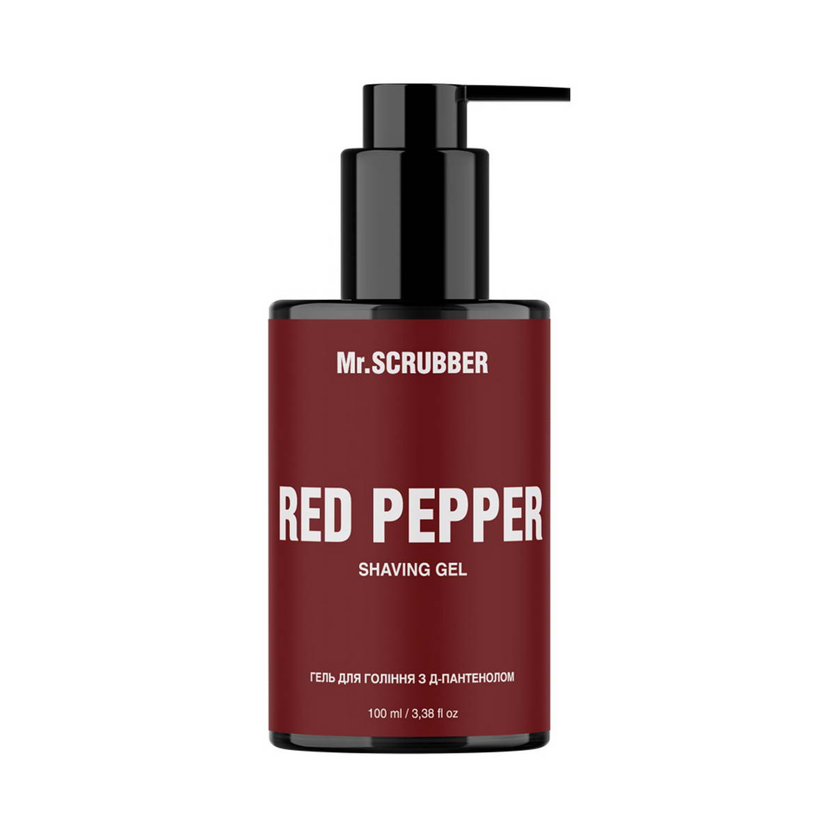 Гель для гоління з д-пантенолом Mr.SCRUBBER Red Pepper 100 мл