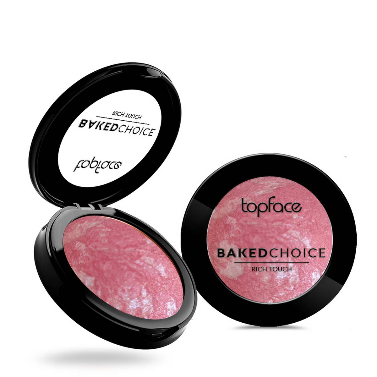 Рум'яна для обличчя запечені TopFace Baked choice rich touch PT703 (07) 5 г