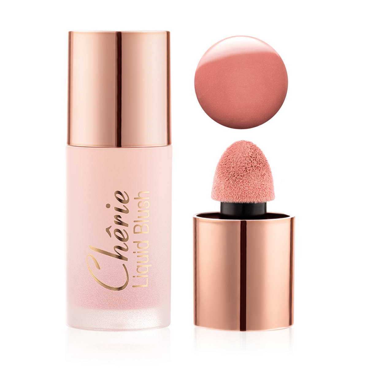 Рум'яна для обличя рідкі TopFace Cherie PT356 (01 - Cotton Candy) 6 мл