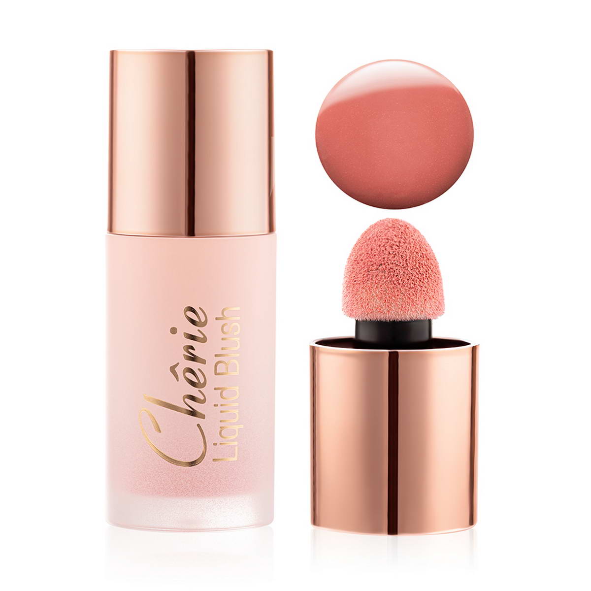 Рум'яна для обличя рідкі TopFace Cherie PT356 (02 - Happy Blush) 6 мл