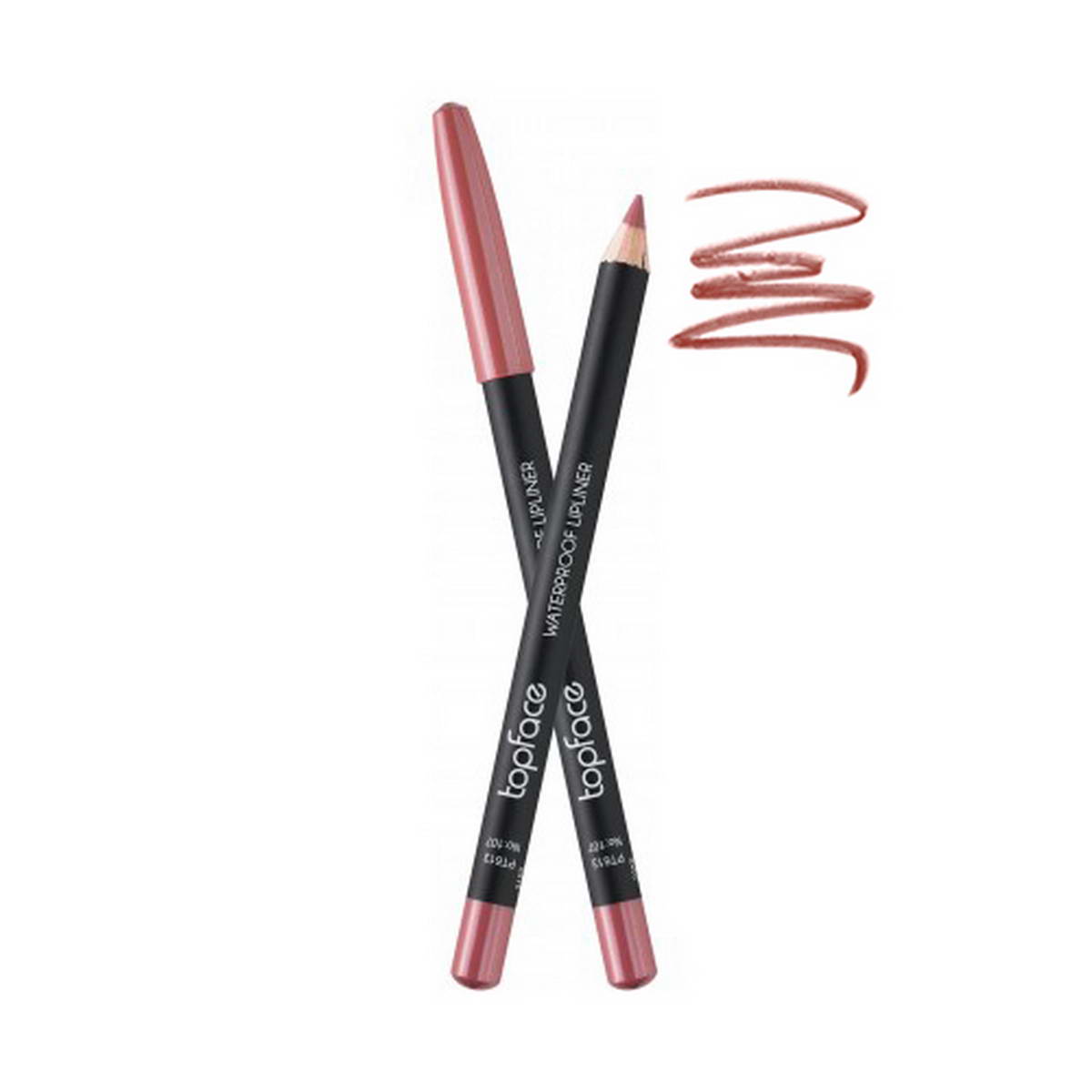 Олівець для губ водостійкий TopFace Waterproof Lipliner PT613 (107)