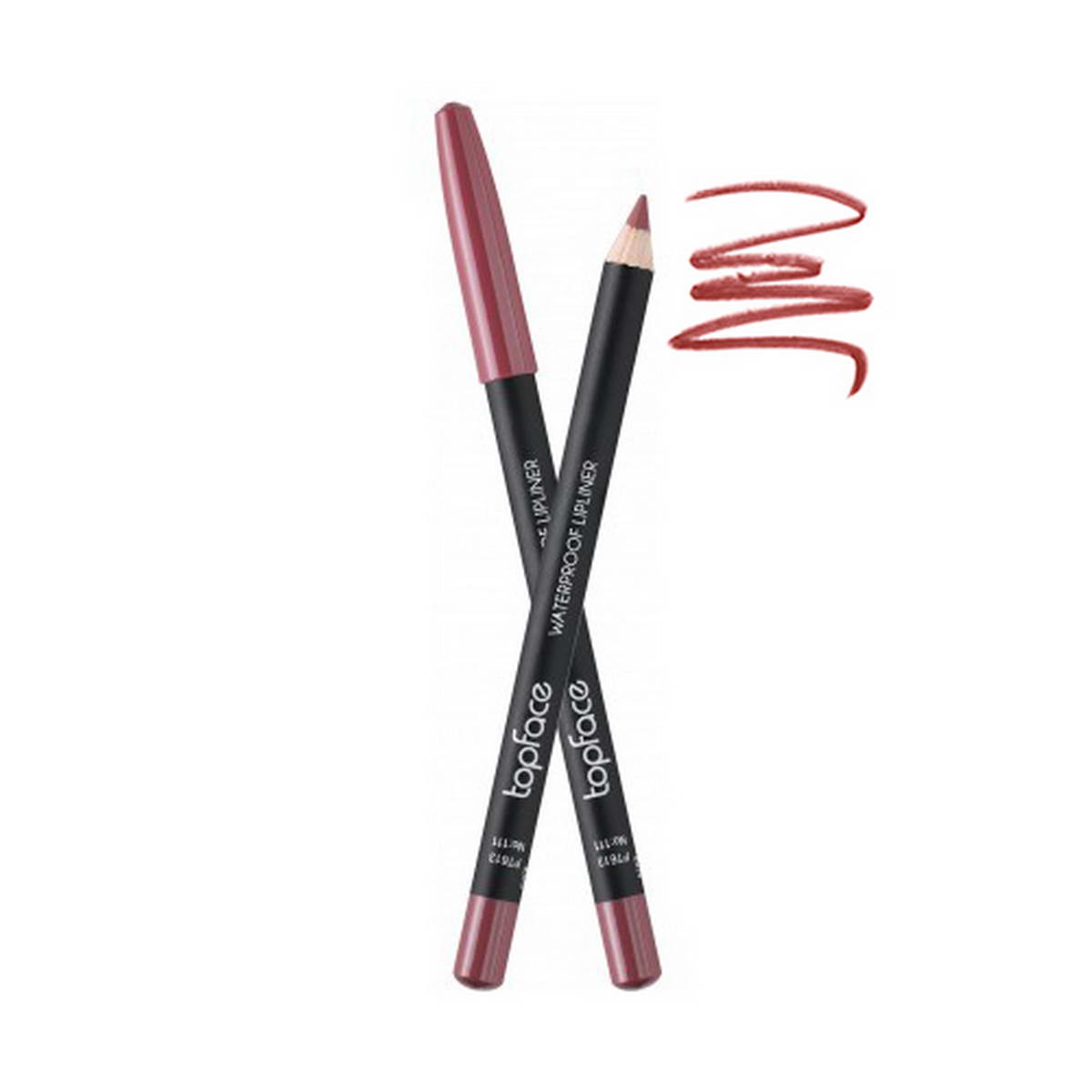 Олівець для губ водостійкий TopFace Waterproof Lipliner PT613 (111)