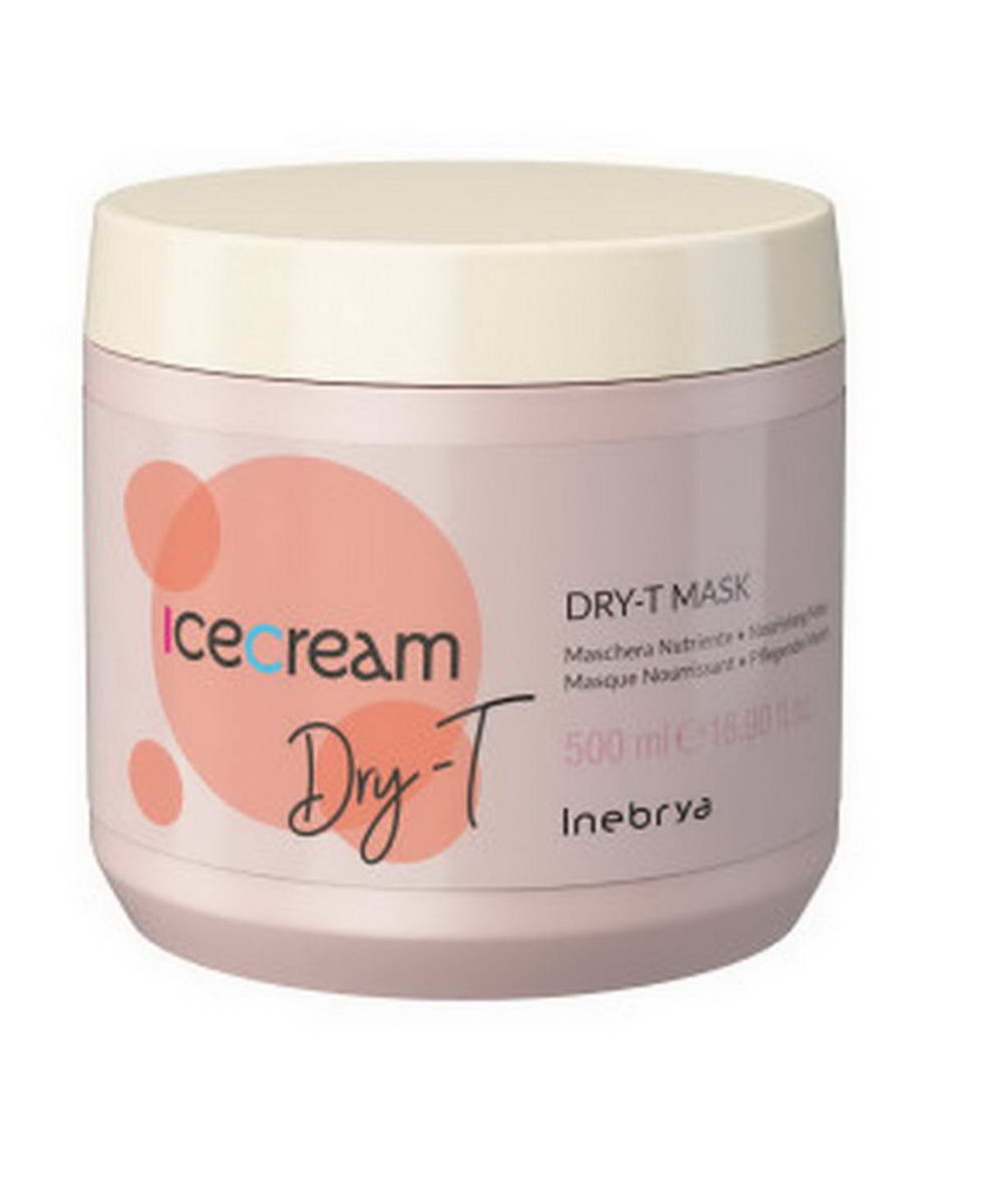 Маска для сухого, кучерявого та фарбованого волосся Inebrya Mask Dry-T 500 мл