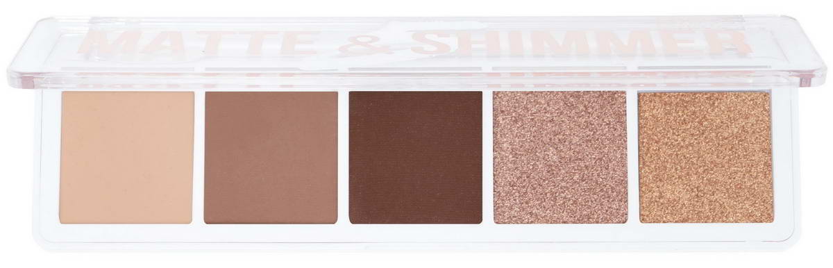 Тіні для повік Bless Beauty Matte & Shimmer 5 відтінків № 02 (Sand)
