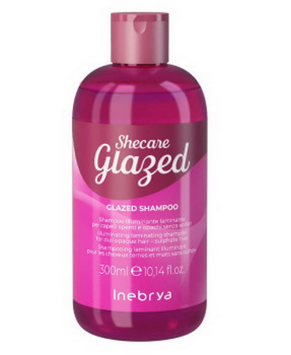 Шампунь для блиску волосся Inebrya Sheсare Glazed Shampoo 300 мл