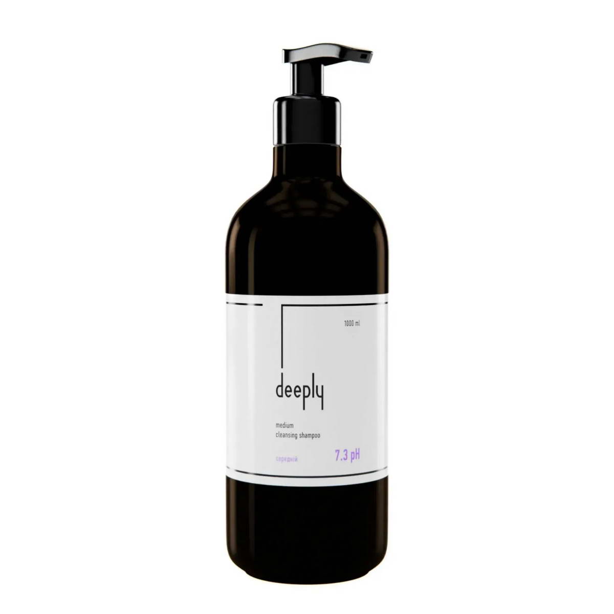Шампунь для глибокого очищення середній Deeply Medium Cleansing Shampoo 7.3 pH 1000 мл