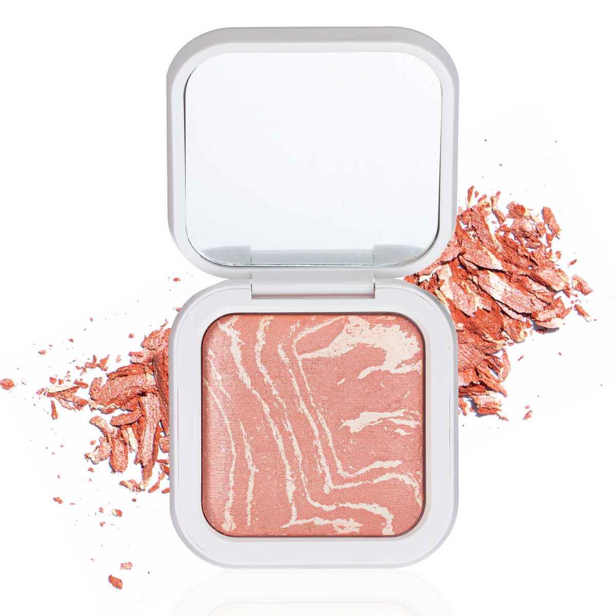 Рум'яна для обличчя запечені Bogenia Match Radiant Baked Blush BG633 (002) 10 г