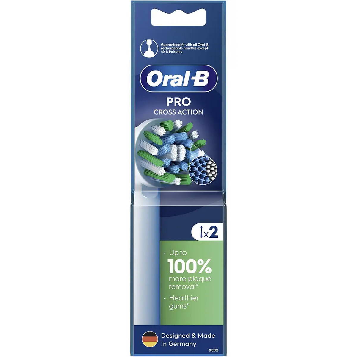 Насадка для електричної зубної щітки ORAL-B Pro Cross Action 2 шт