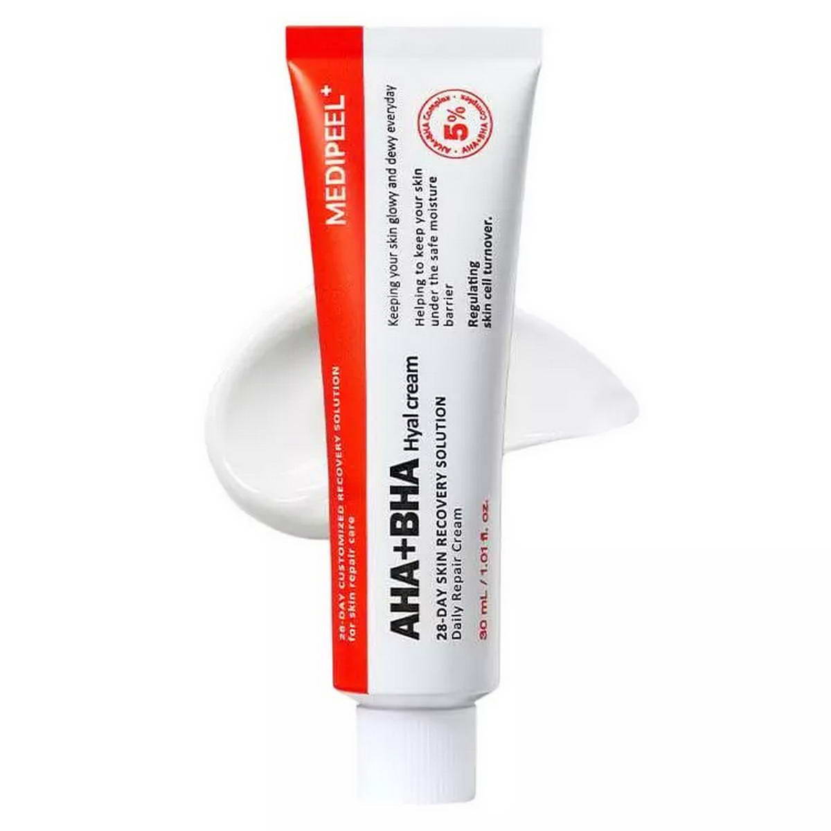 Крем-пілінг для обличчя відновлювальний Medi-Peel Aha Bha 28 Days Hyal Cream 30 мл