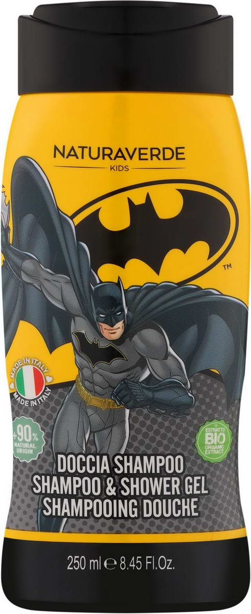 Шампунь та Гель для душу Batman Blue Energy Naturaverde Kids 250 мл