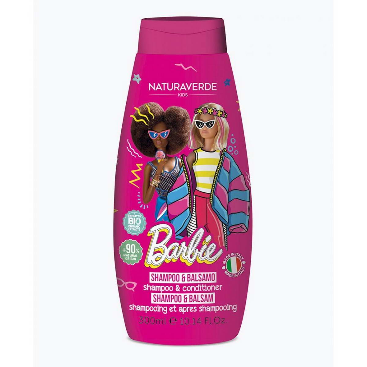 Шампунь та кондиціонер Barbie Naturaverde Kids 300 мл