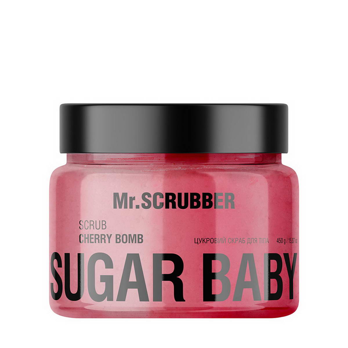 Цукровий скраб для тіла Mr.SCRUBBER Sugar Baby Cherry Bomb 450 г