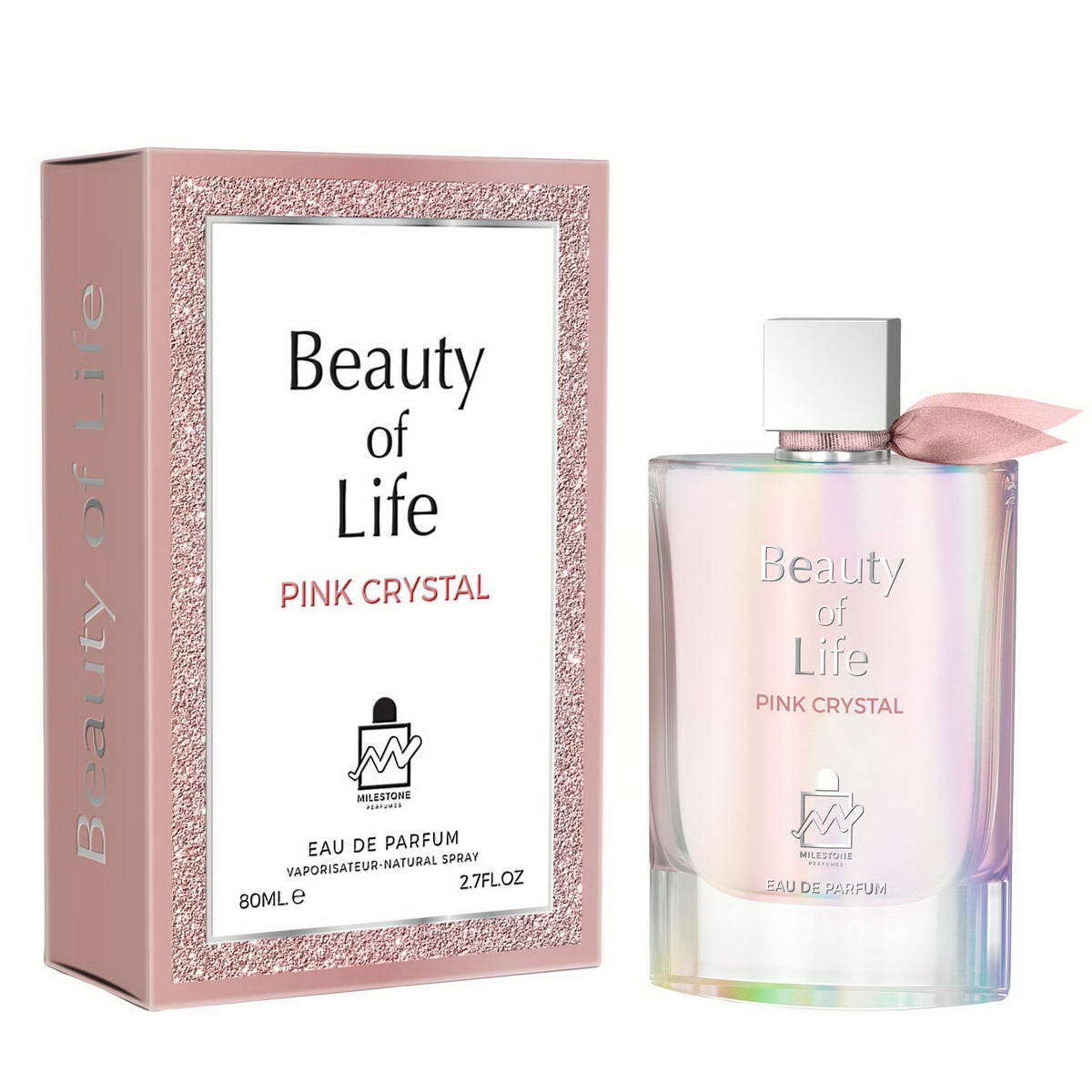 Парфумована вода жіноча Milestone Beauty of Life Pink Crystal 100 мл (MM35997)