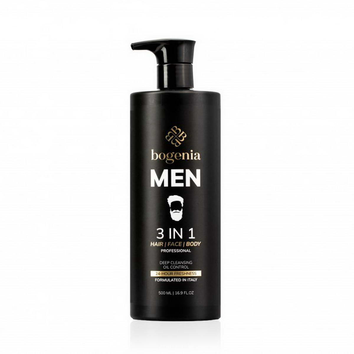 Шампунь-Гель для душу чоловічий 3 в 1 Bogenia Men Wash 3 in 1BG450 (№001) 500 мл