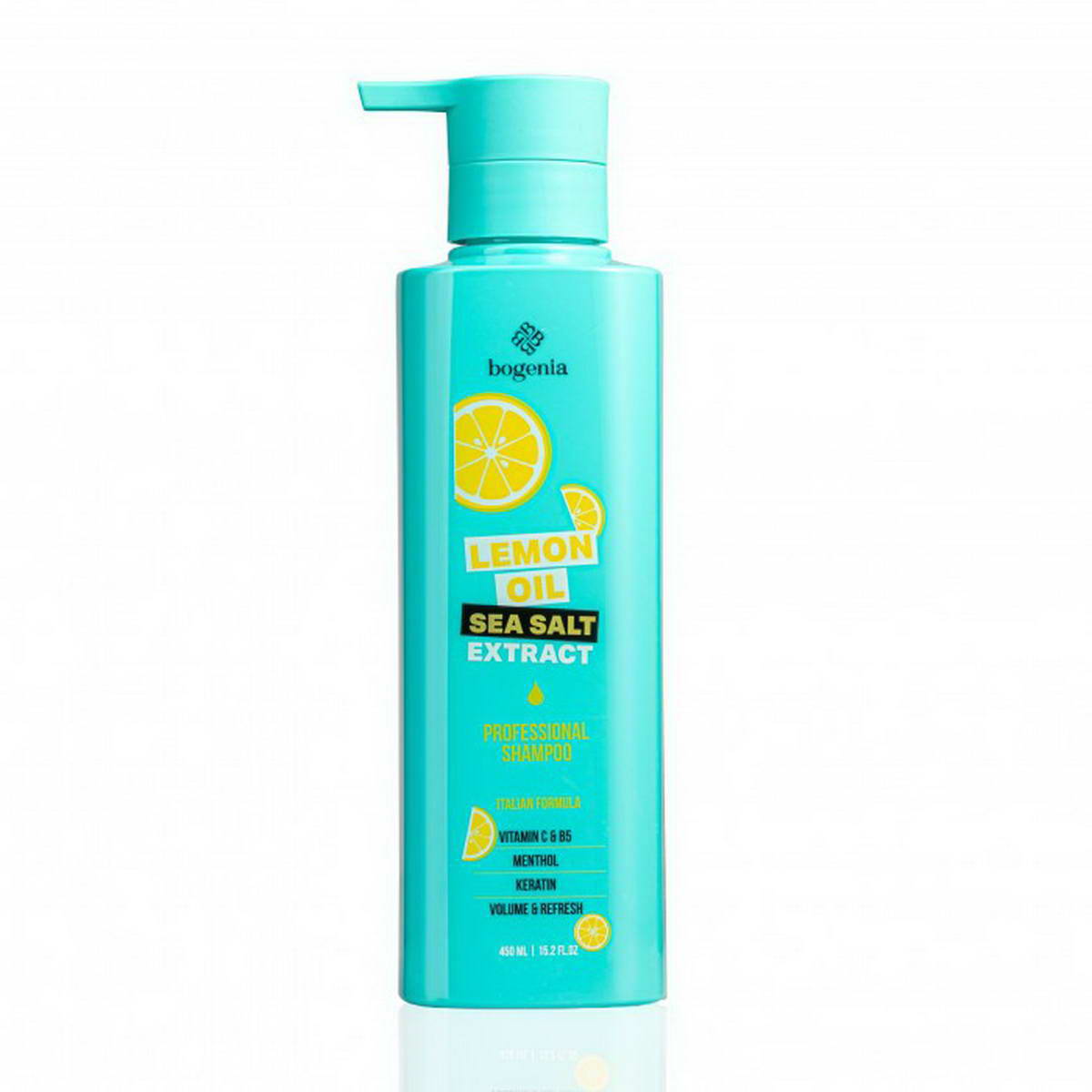 Шампунь для волосся Bogenia Lemon Oil & Sea Salt BG440 (001) 450 мл